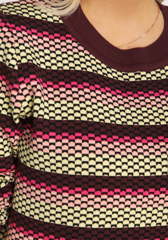 Джемпер свободный в полоску шир.  580, рис. 8