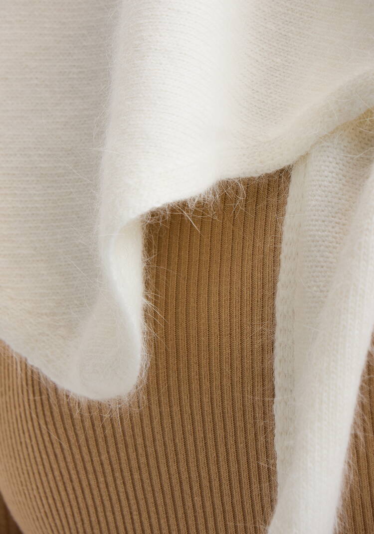 Шаль с ангорой Николина шир.  750, рис. 10