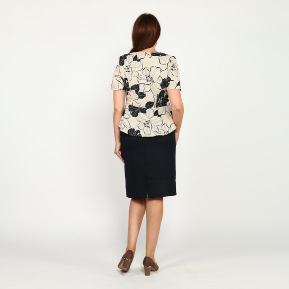 Юбка женская однотонная шир.  580, рис. 22