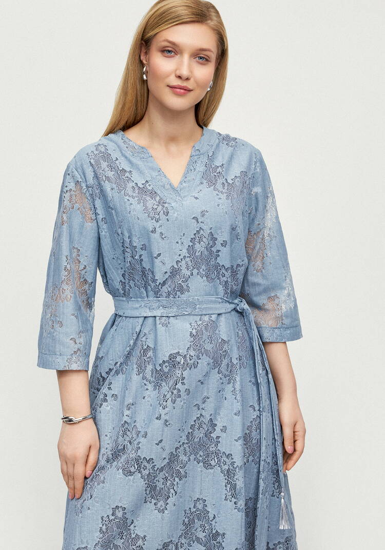 Платье Воздушная музыка кружева шир.  750, рис. 9