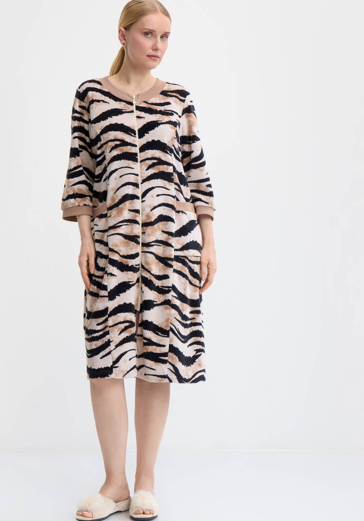 Халат велюровый Марта шир.  750, рис. 1