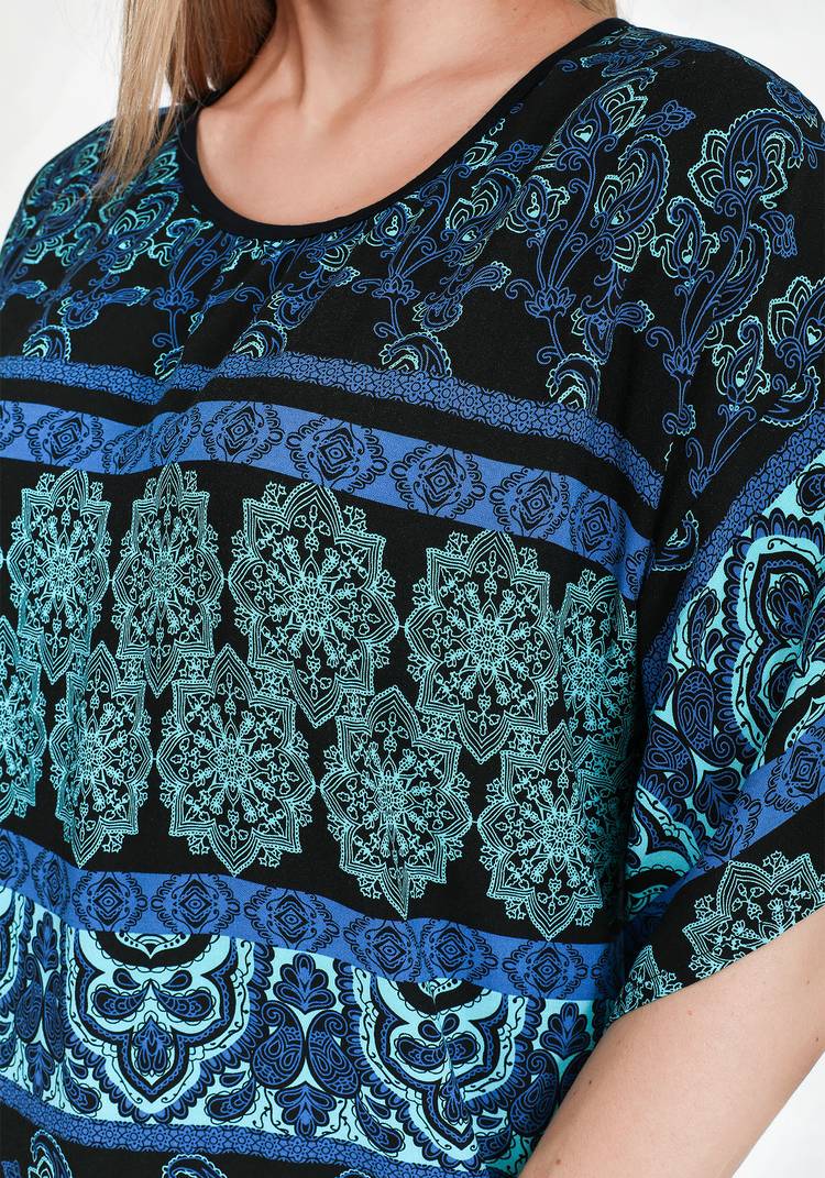 Платье Стильный узор шир.  750, рис. 12