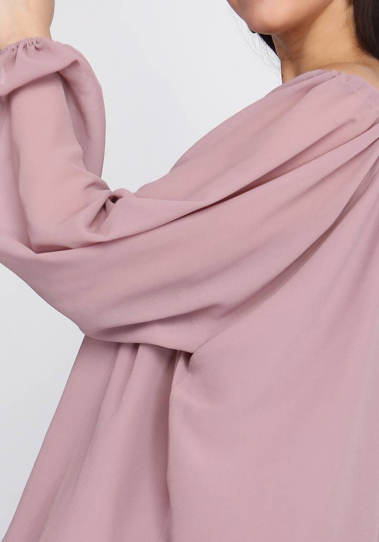 Блуза из шифона с воротом на кулиске шир.  750, рис. 6