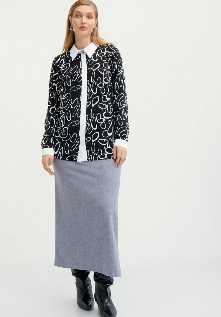 Блуза Анисья шир.  750, рис. 7