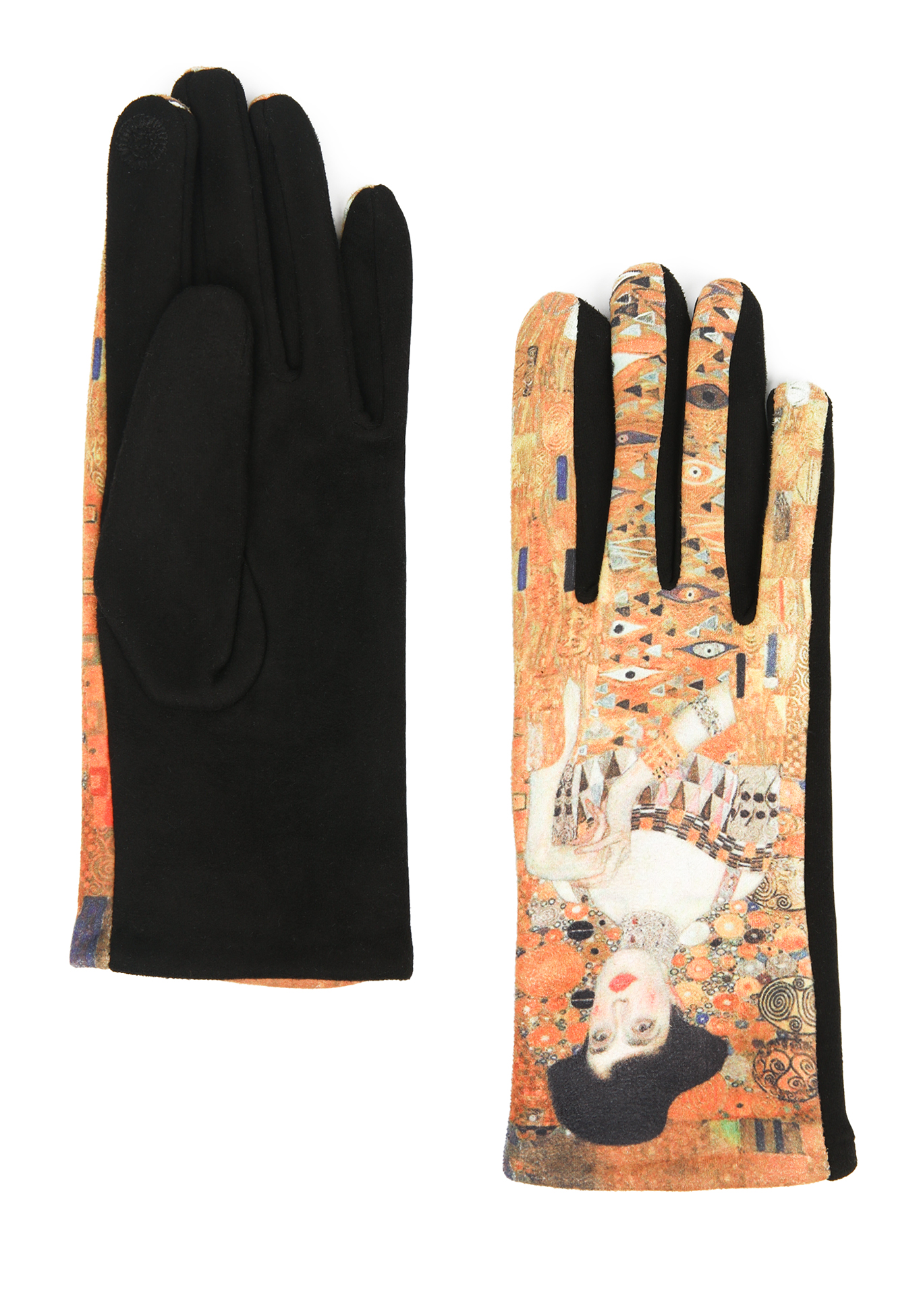 

Перчатки с ярким рисунком, Золотой