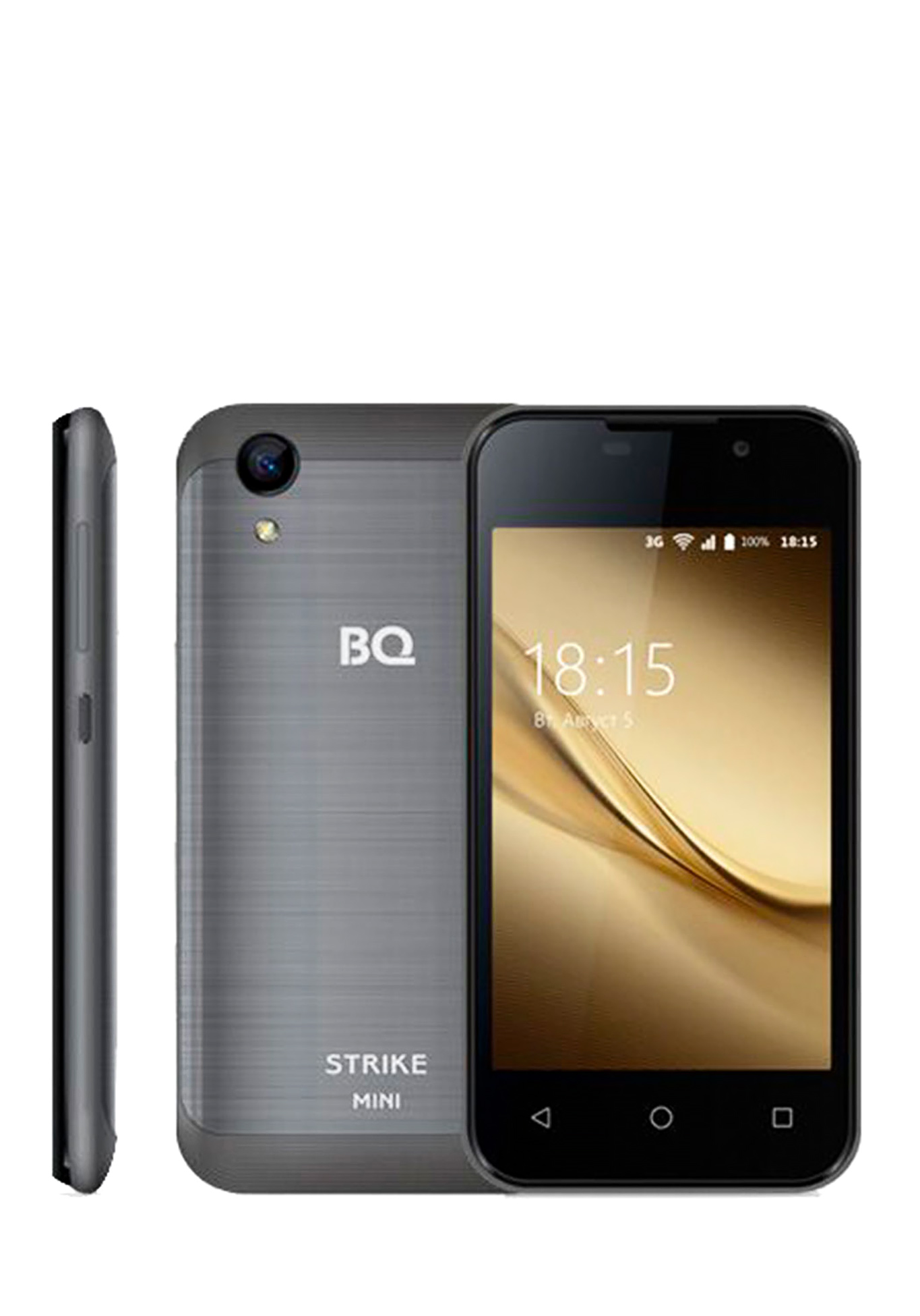 

Сенсорный телефон BQ «Страйк» MINI, Темно-серый