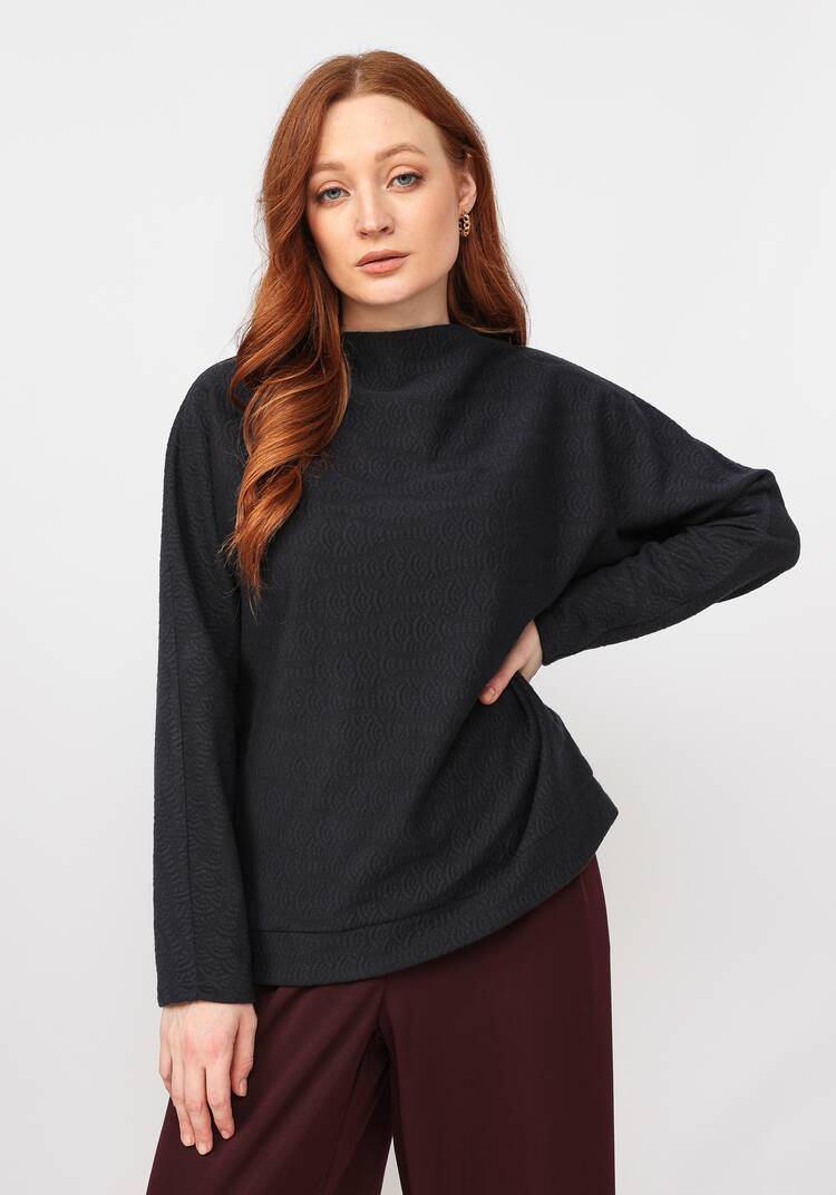 Джемпер из трикотажной фактурной ткани шир.  750, рис. 14