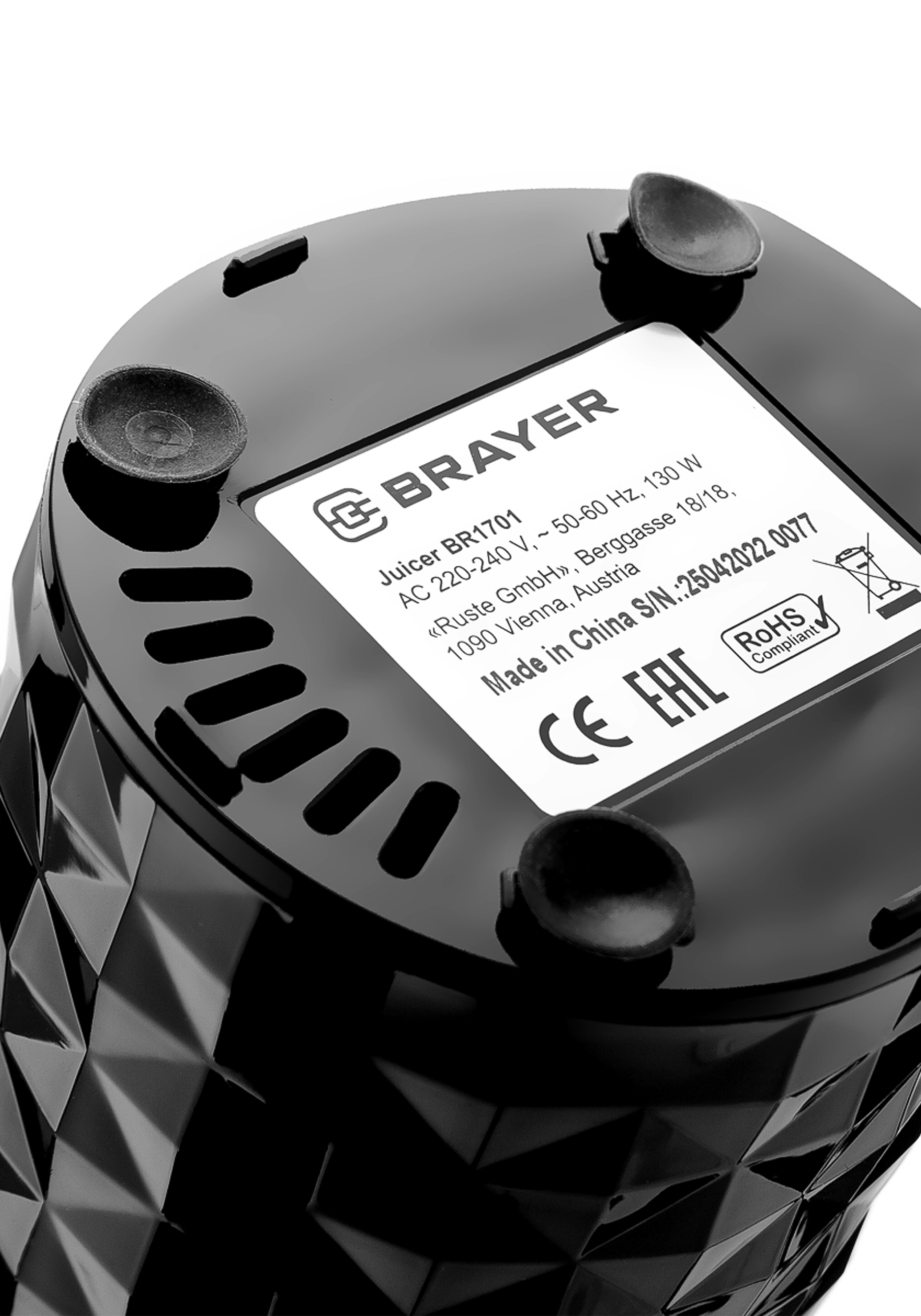 Шнековая соковыжималка BRAYER