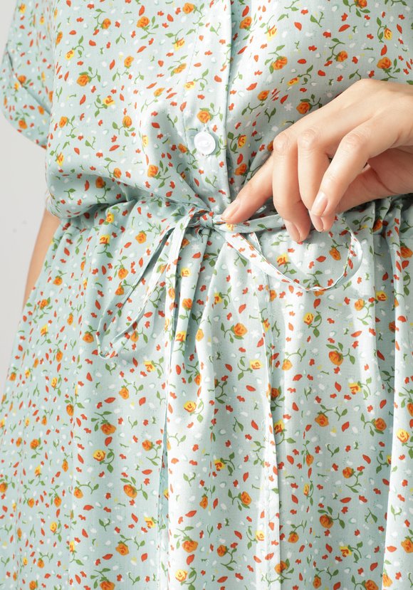 Платье отрезное по  линии талии шир.  580, рис. 14