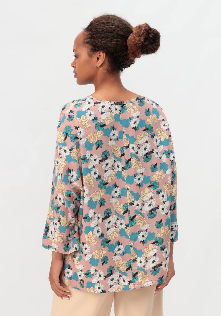 Блуза с принтом Валенсия шир.  750, рис. 3