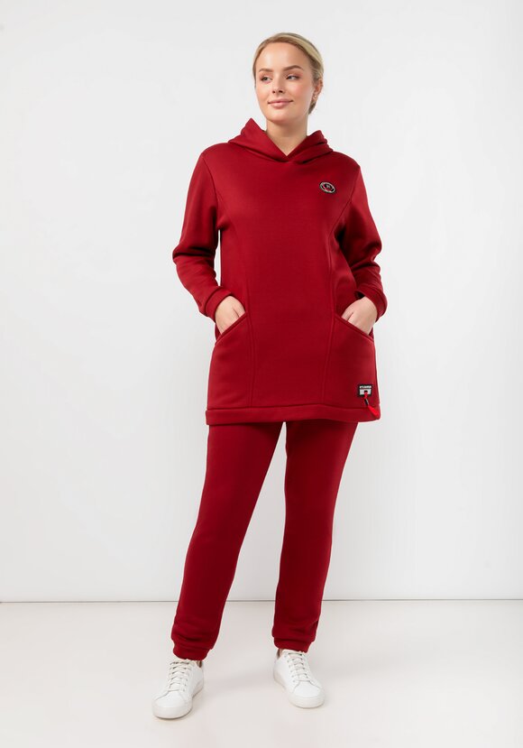 Толстовка удлиненная с капюшоном шир.  580, рис. 20