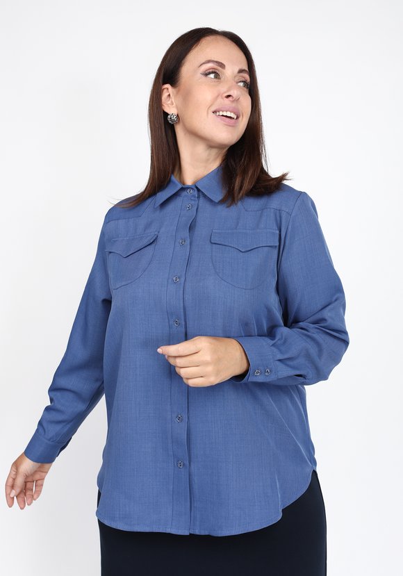 Рубашка под джинсу шир.  580, рис. 2