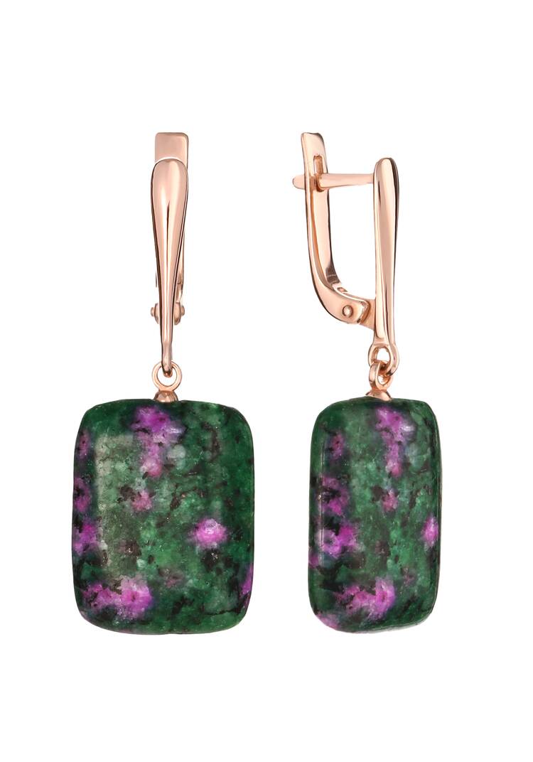 Серьги серебряные Нонна шир.  750, рис. 1