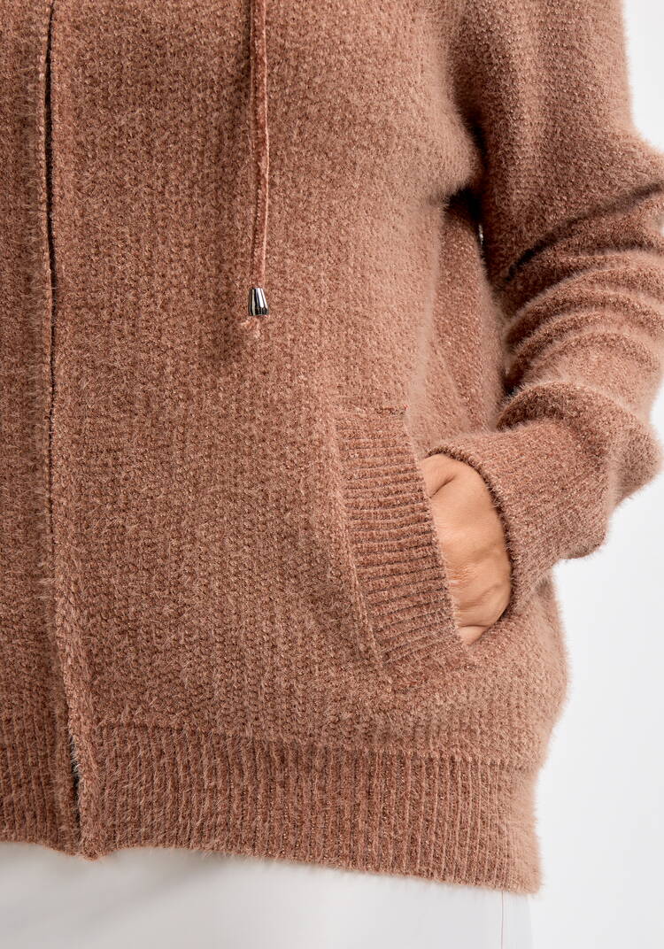 Кардиган на молнии с капюшоном Амели шир.  750, рис. 13