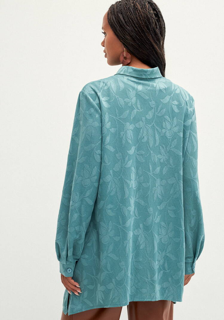 Туника трикотажная с жаккардовым рисунком шир.  750, рис. 3