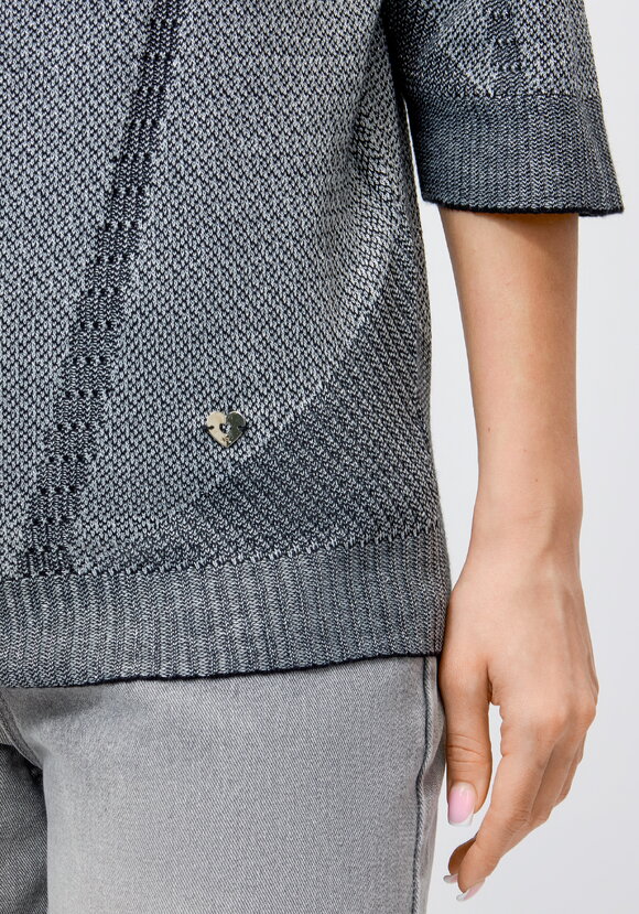 Джемпер с лентами на шее сзади шир.  580, рис. 6