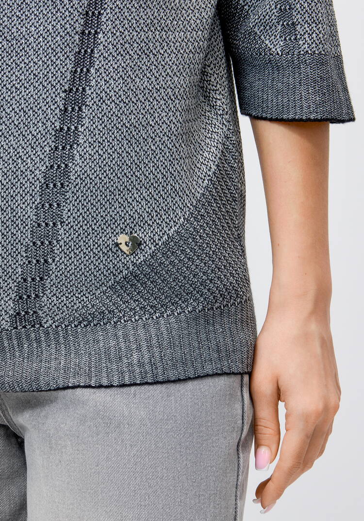 Джемпер с лентами на шее сзади шир.  750, рис. 6