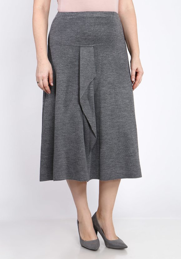 Юбка с вертикальным воланом шир.  580, рис. 9