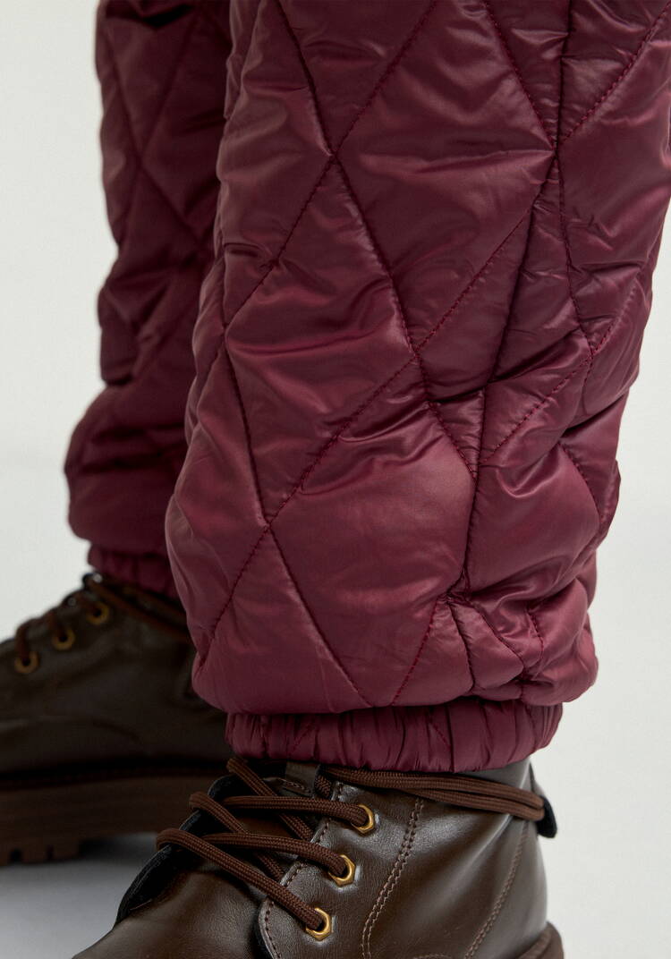 Брюки стеганые, утеплённые Элина шир.  750, рис. 18