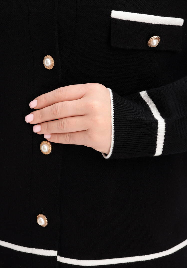 Костюм в стиле олд мани (пиджак и юбка) шир.  750, рис. 16