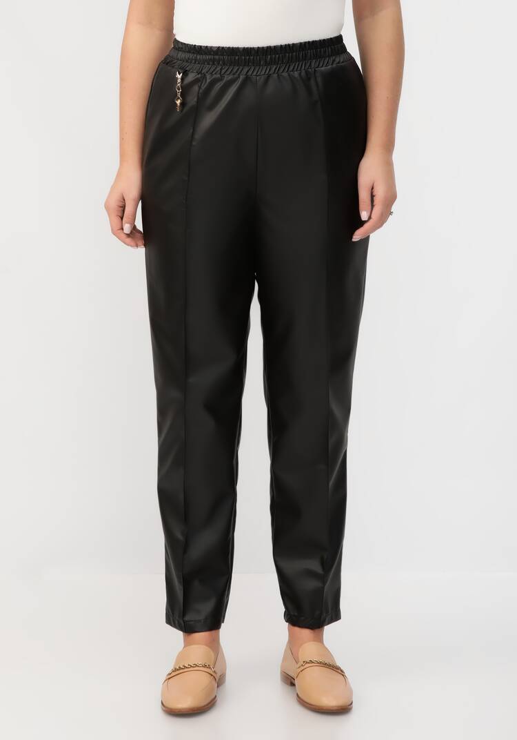 Брюки из экокожи со стрелками шир.  750, рис. 15