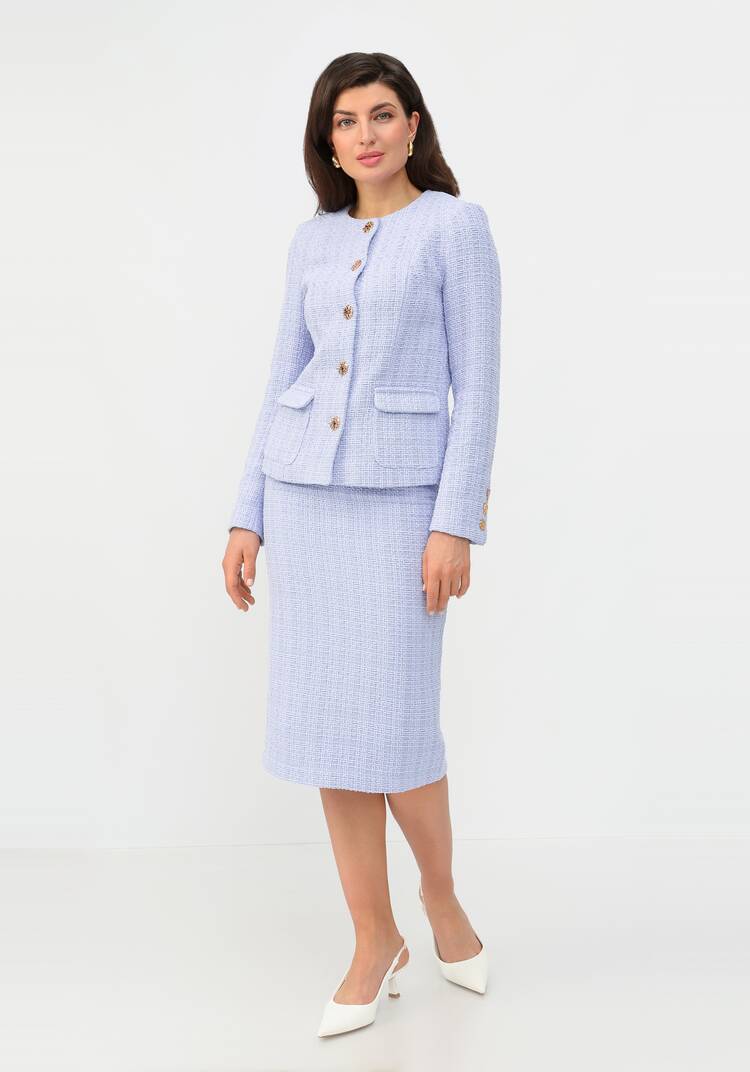 Жакет однобортный шир.  750, рис. 16