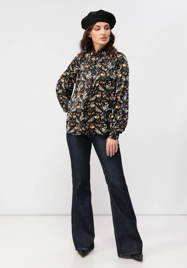 Блуза прямого силуэта с рукавом реглан шир.  750, рис. 9