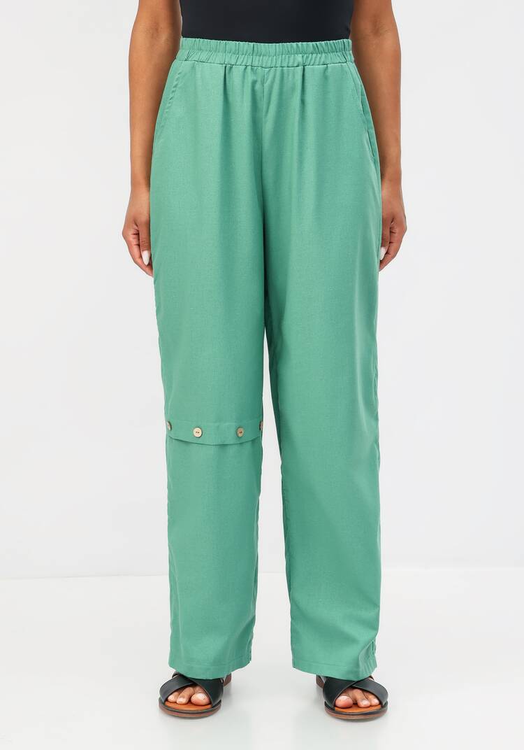 Брюки с декоративной планкой шир.  750, рис. 19