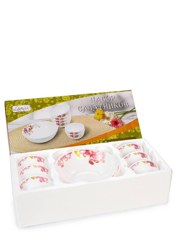 Набор стеклокерамических салатников, 7 шт. шир.  750, рис. 6