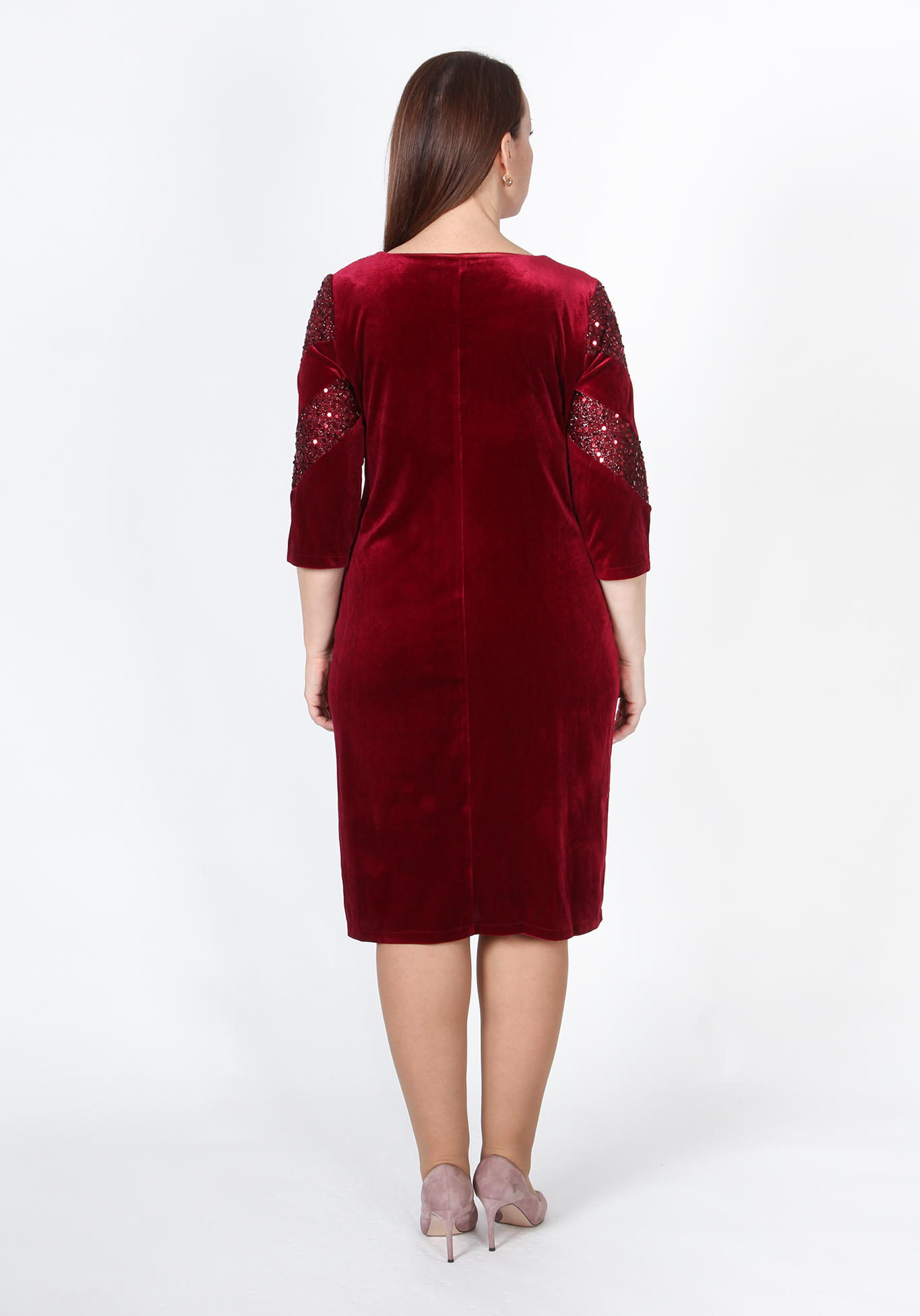 Платье «Чарующий вечер» BlagoF, размер 50, цвет красный - фото 2
