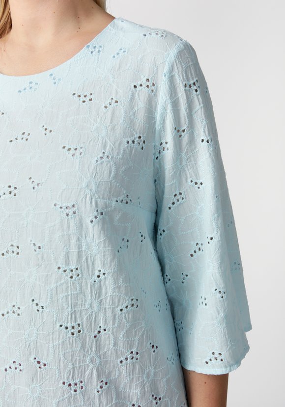 Блуза из ткани шитье шир.  580, рис. 19