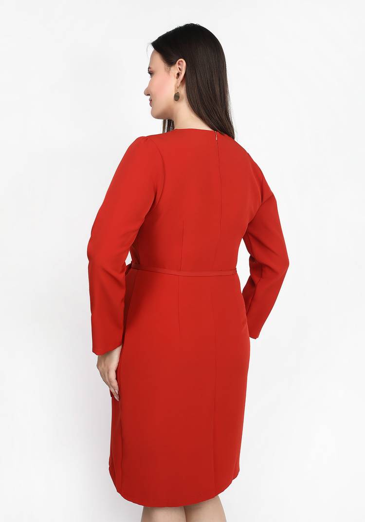 Платье с асимметричной застежкой шир.  750, рис. 3