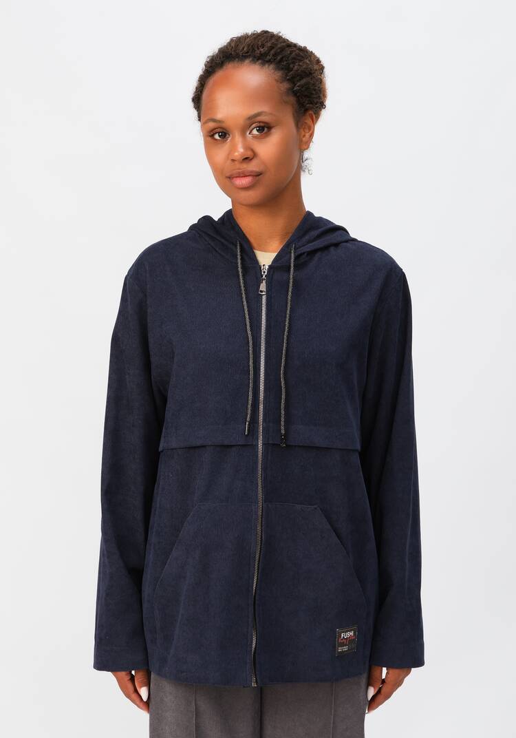 Куртка вельветовая с капюшоном шир.  750, рис. 12