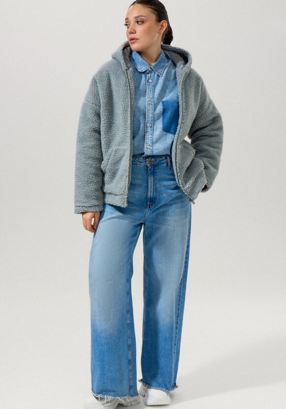 Толстовка тедди с капюшоном шир.  580, рис. 37