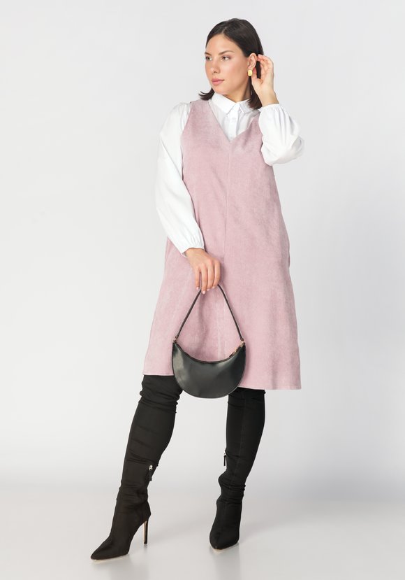 Сарафан вельветовый без застежек Маргарита шир.  580, рис. 5