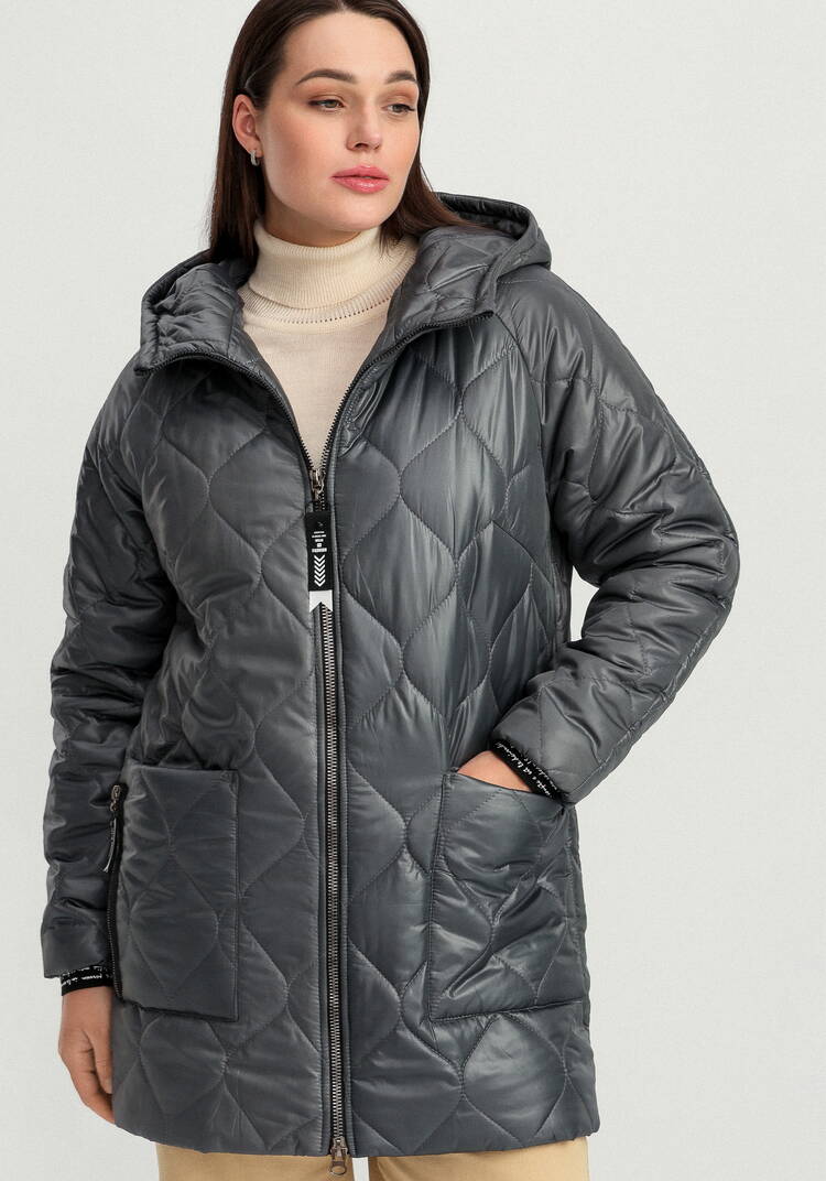 Куртка на молнии с капюшоном Милана шир.  750, рис. 30