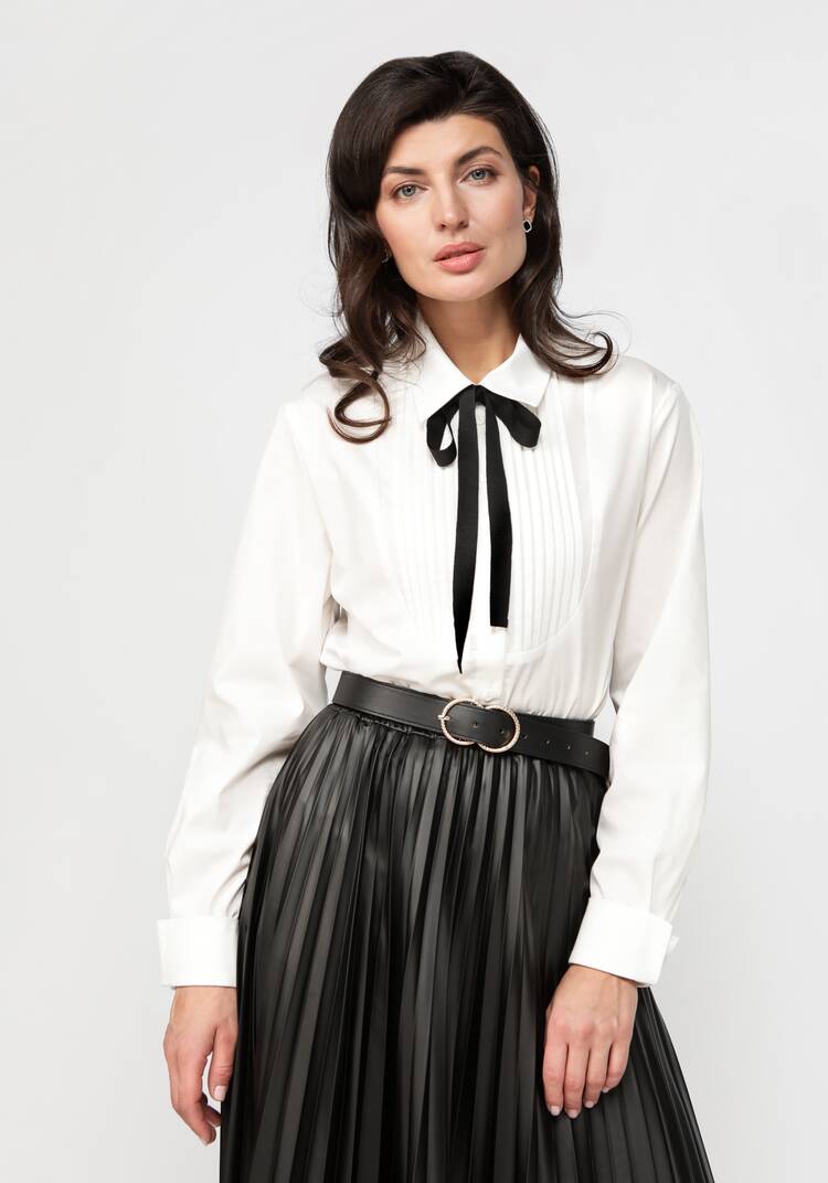 Блузка из хлопка с декором шир.  750, рис. 10