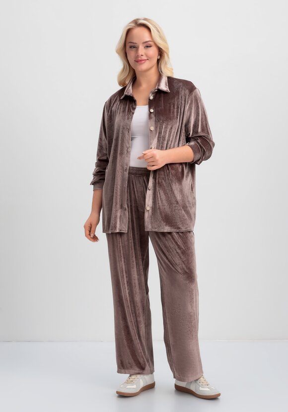 Блуза с дизайнерскими пуговицами шир.  580, рис. 9