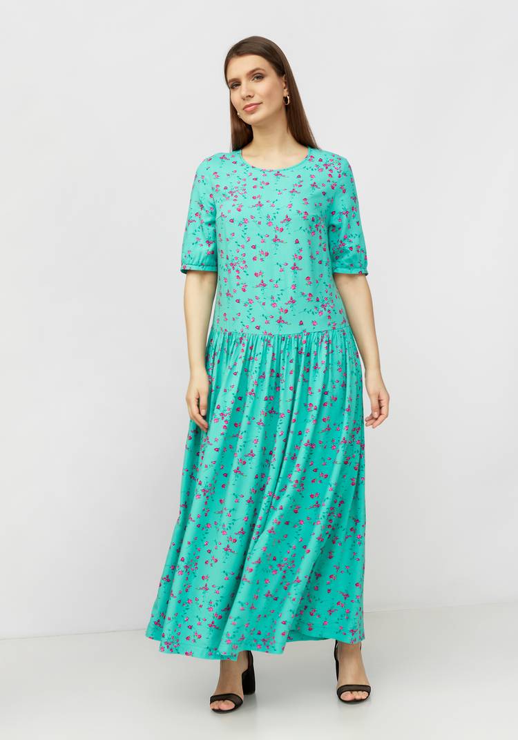 Платье женское с заниженной талией Лиана шир.  750, рис. 10