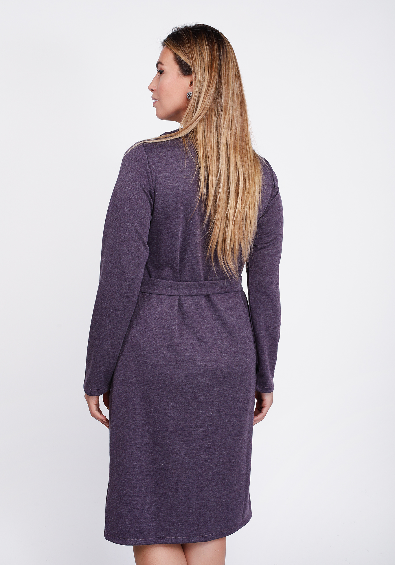 Платье "Счастливый вид" LORICCI, размер 54, цвет фиолетовый - фото 4
