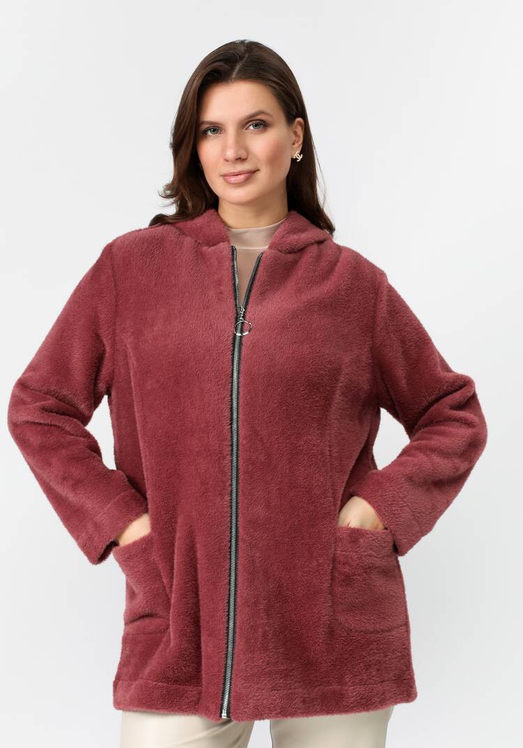 Толстовка плюшевая на молнии с капюшоном шир.  750, рис. 7