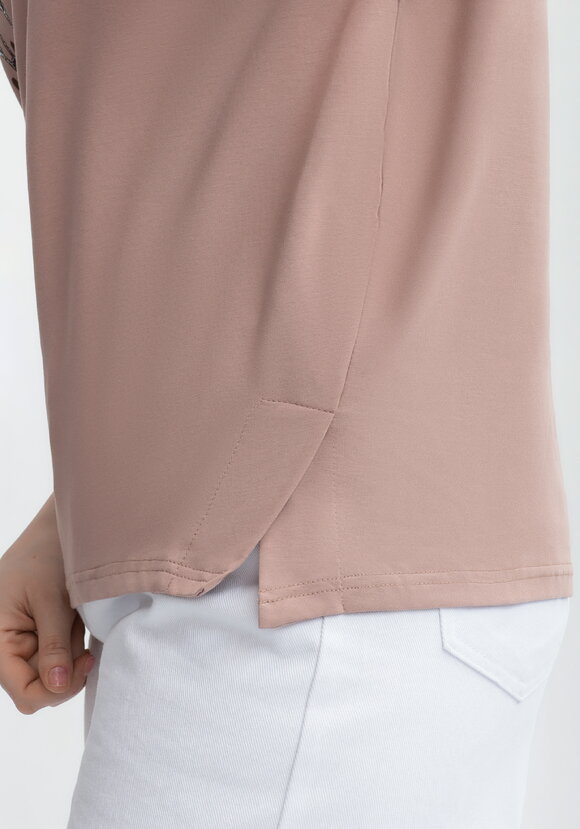 Блуза с принтом цветка и рукавом 3/4 шир.  580, рис. 24