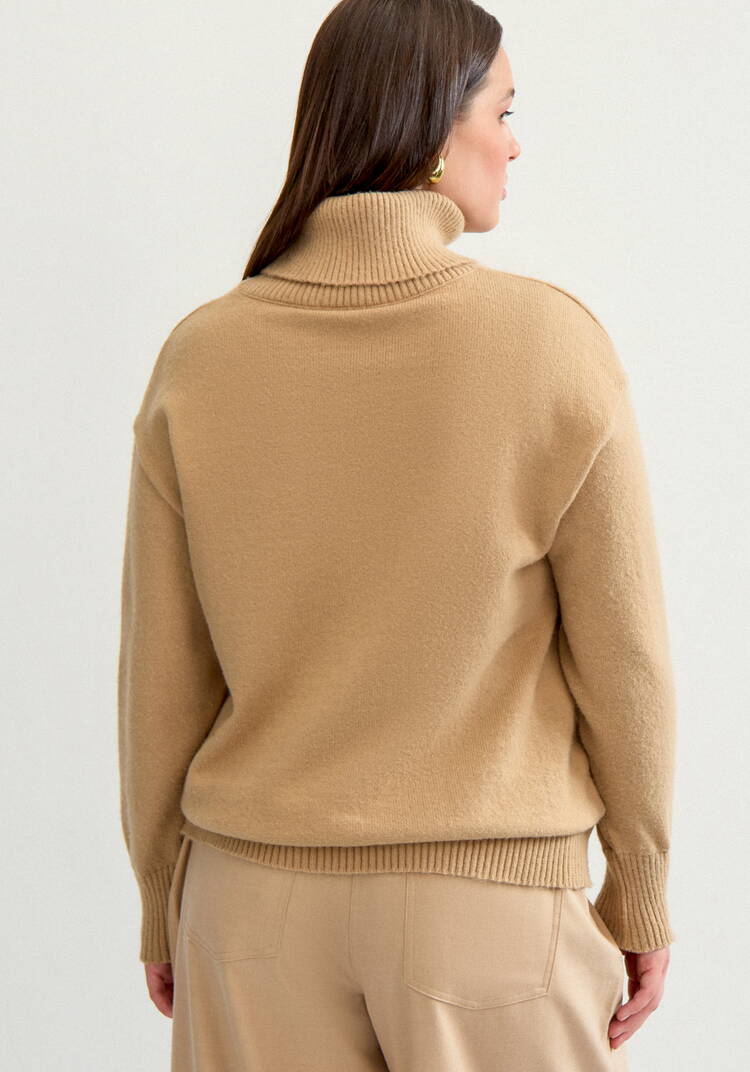 Свитер с объемным воротом шир.  750, рис. 3