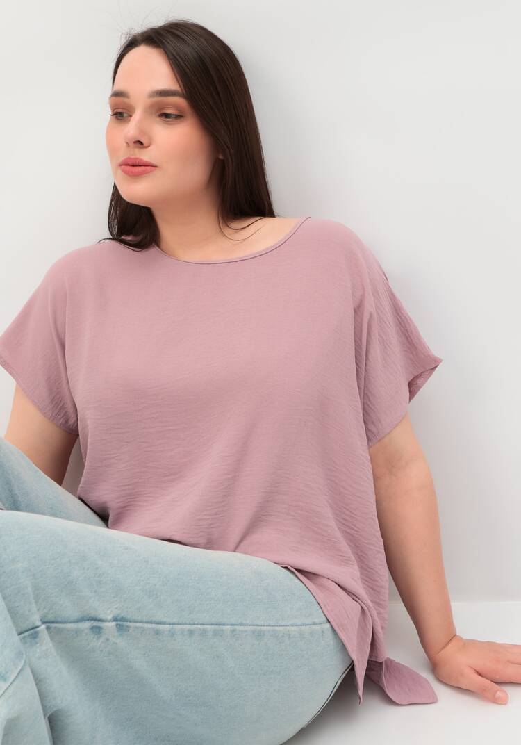 Блуза базовая со спущенной линией плеча шир.  750, рис. 31