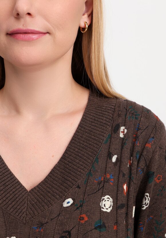 Туника А-силуэта Букет цветов шир.  580, рис. 5