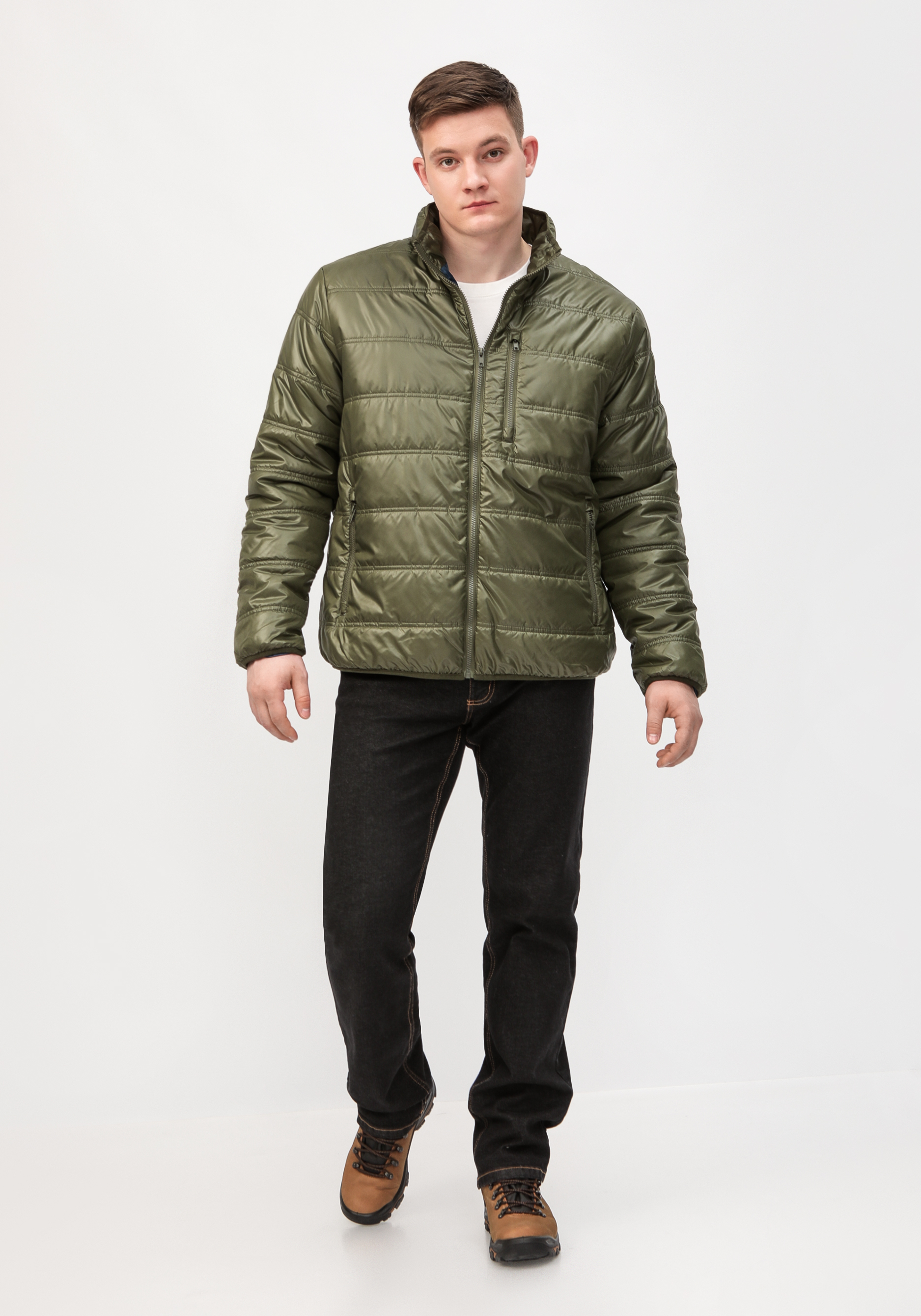 Куртка стеганая "Томас" Atlas for men, цвет зеленый, размер 54-56 - фото 2