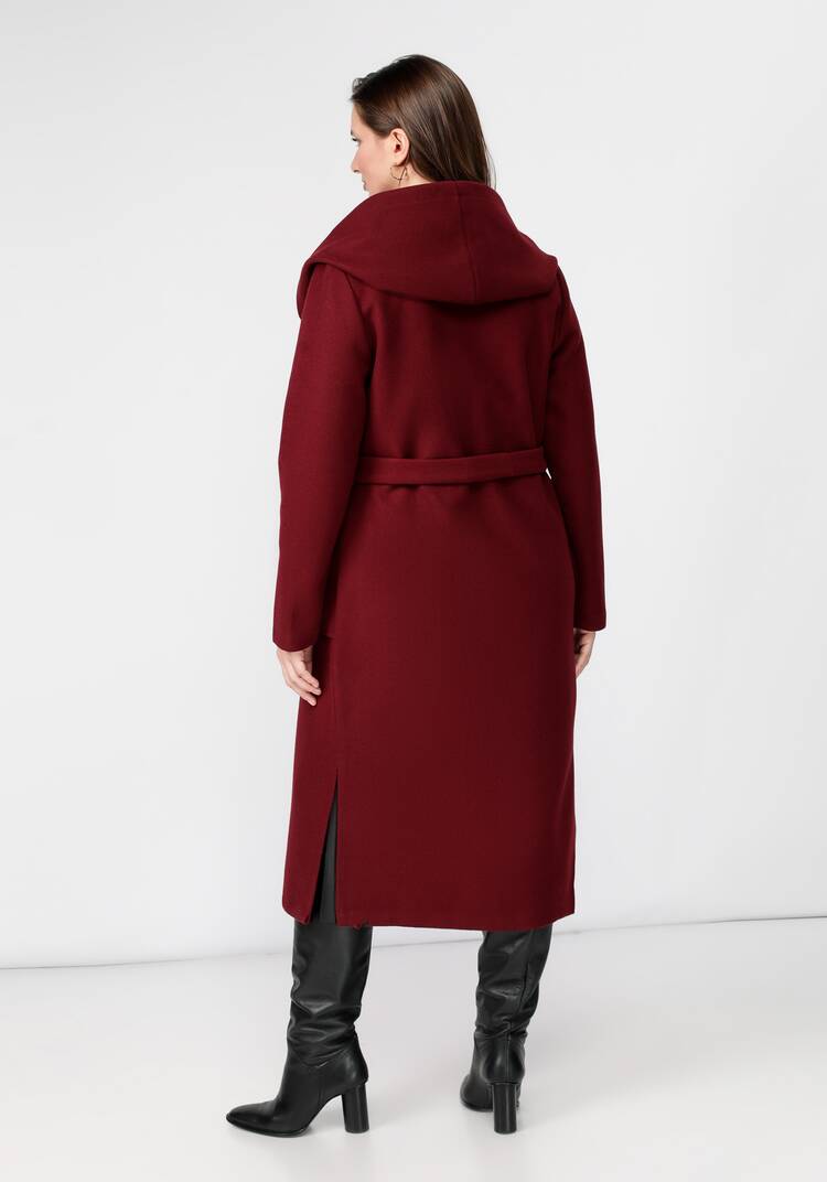 Пальто удлиненное с поясом шир.  750, рис. 2