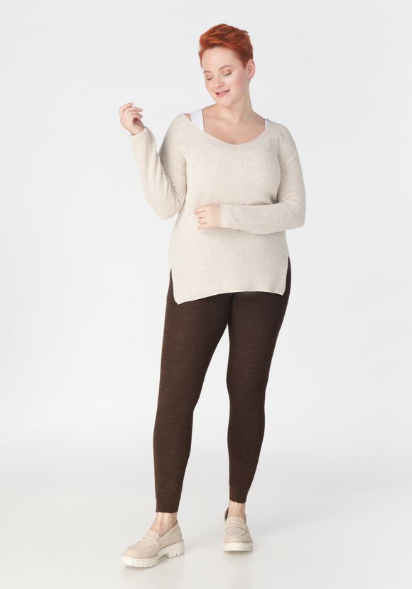 Леггинсы из верблюжьей шерсти Здравушка шир.  580, рис. 3