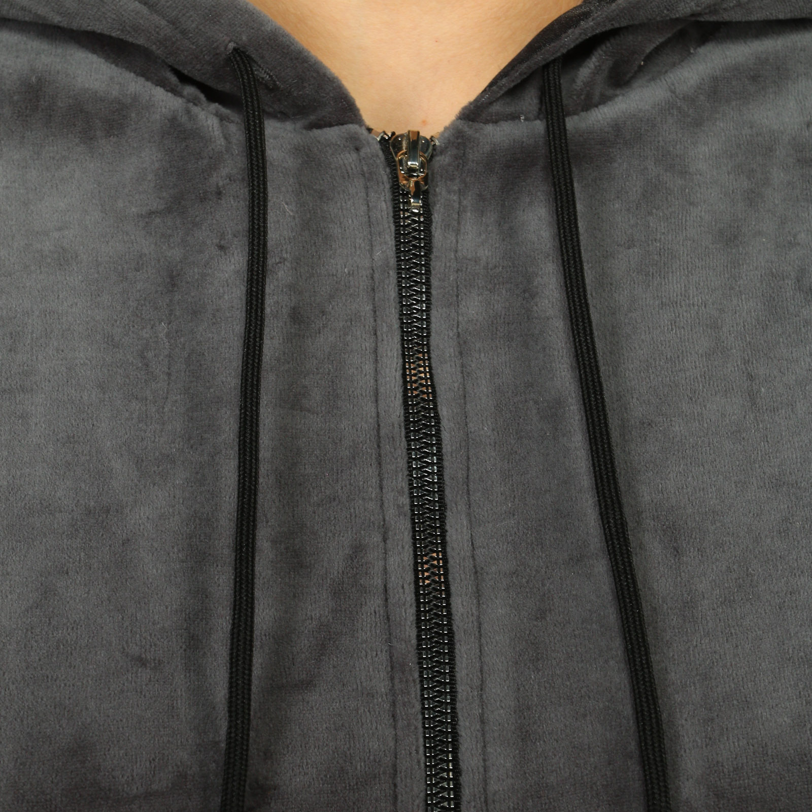 Куртка на молнии с капюшоном и кулиской Avrora, размер 56, цвет серый - фото 5