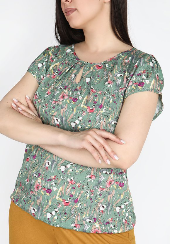 Блузка Летний ветерок шир.  580, рис. 4